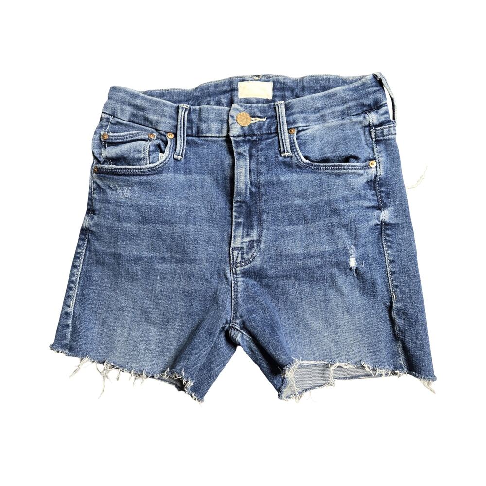 Mother Denim High Waisted Looker Ankle Shorts Size: 25